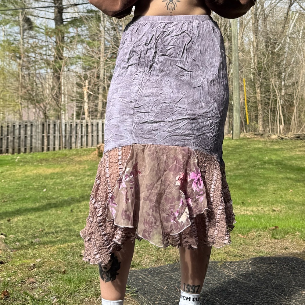 Elegant Purple Skirt